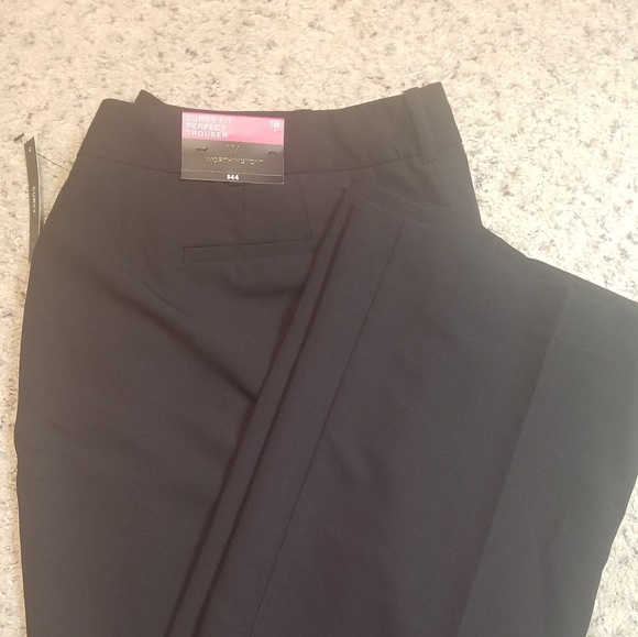 Worthington Pants - Worthington Curvy Fit Perfect Trouser